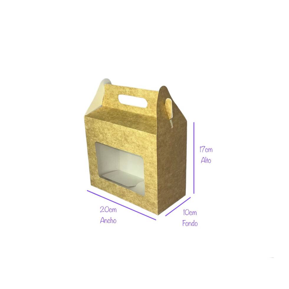 Caja lonchera grande ventana
